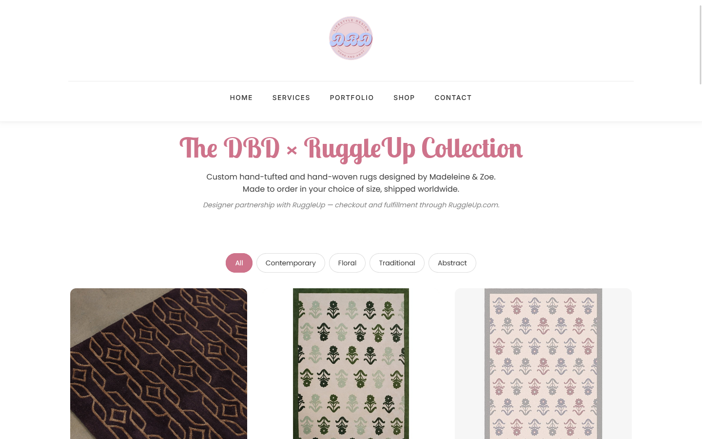 DBD Lifestyles website screenshot